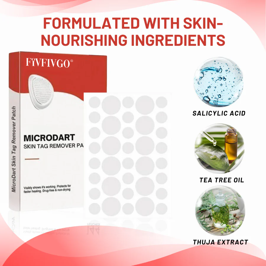 Fivfivgo® MicroDart Skin Tag Remover Patch