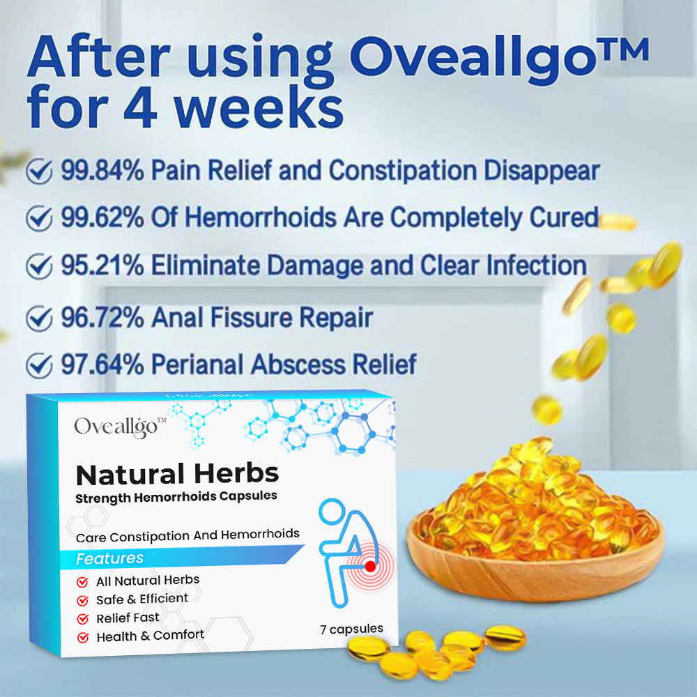 Oveallgo™ Pro Natural Herbal Strength Hemorrhoid Capsules