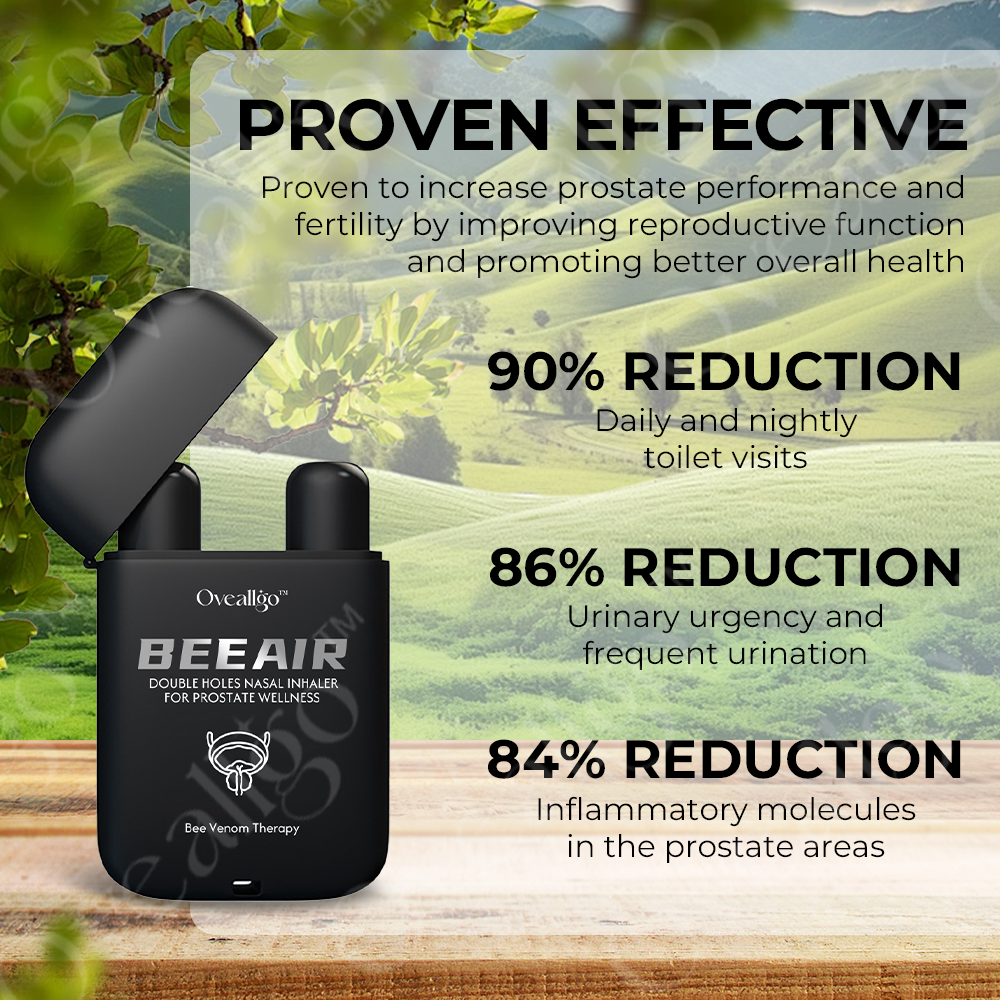 Oveallgo™ BeeAir Double Holes Nasal Inhaler for prostate Wellness Plus