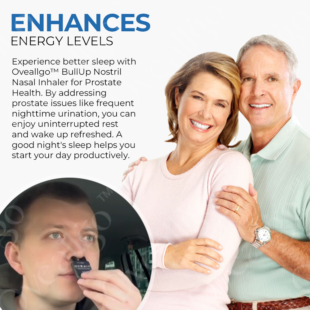 Oveallgo™ BeeAir Double Holes Nasal Inhaler for prostate Wellness Plus