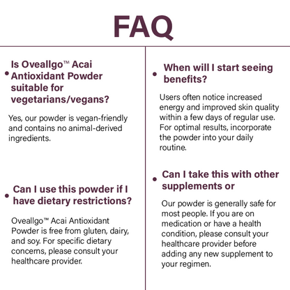 Oveallgo™ Acai Antioxidant Powder