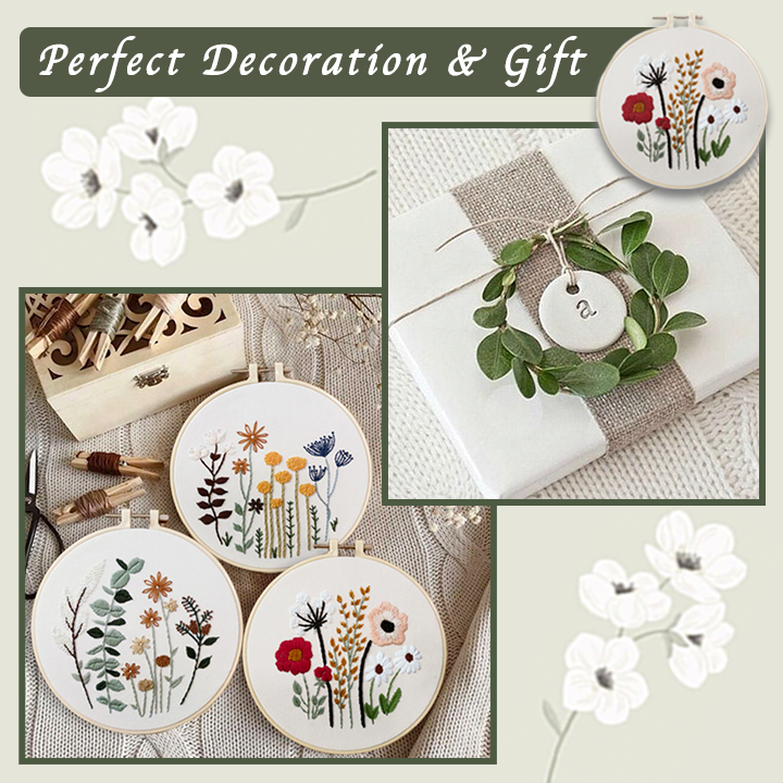 Floral Embroidery Starter Kit