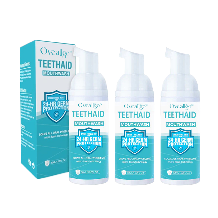 ✨Dentist-Recommended 🦷 Oveallgo™ Intensive Stain Removal Oral Cleansing Mousse