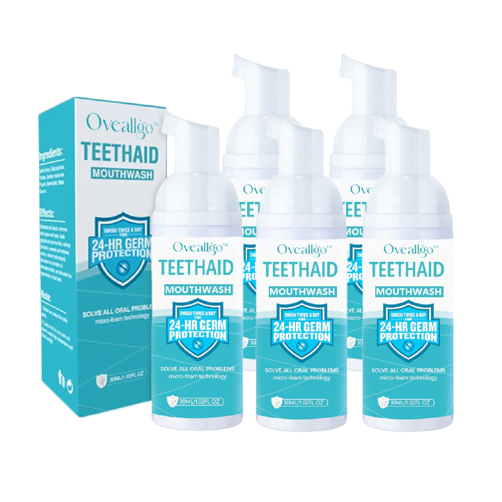 ✨Dentist-Recommended 🦷 Oveallgo™ Intensive Stain Removal Oral Cleansing Mousse