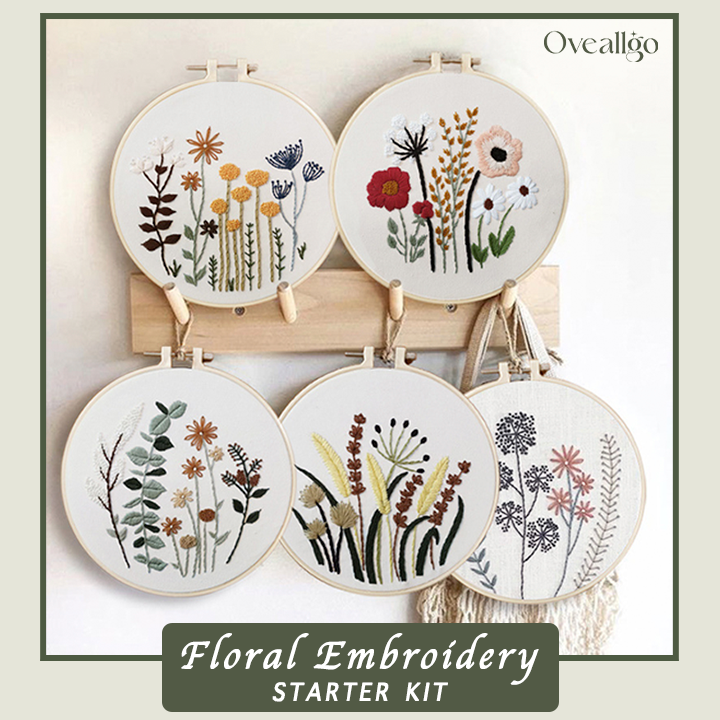 Floral Embroidery Starter Kit