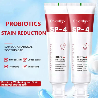 🔥2024 HOT SALE🔥 Oveallgo™ SP-4 Probiotic Whitening Toothpaste