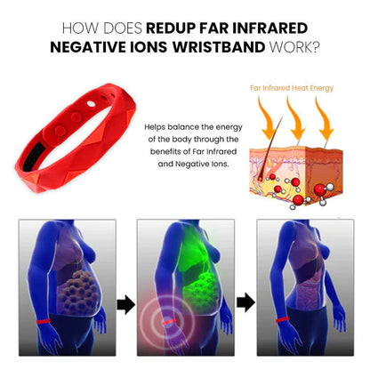 Oveallgo™ RedUp SugarDown Far Infrared Ionix Wristband